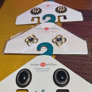 3 pairs Lindsay Phillips interchangeable snaps